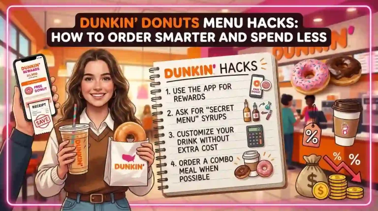 Dunkin’ Donuts Menu Hacks